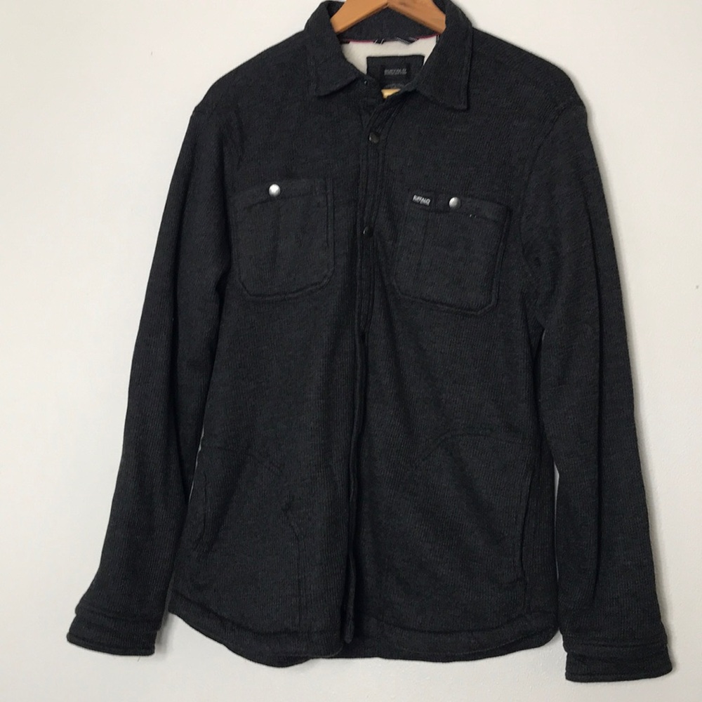 Buffalo David Bitton jacket corduroy soft shell, snaps, black, li…